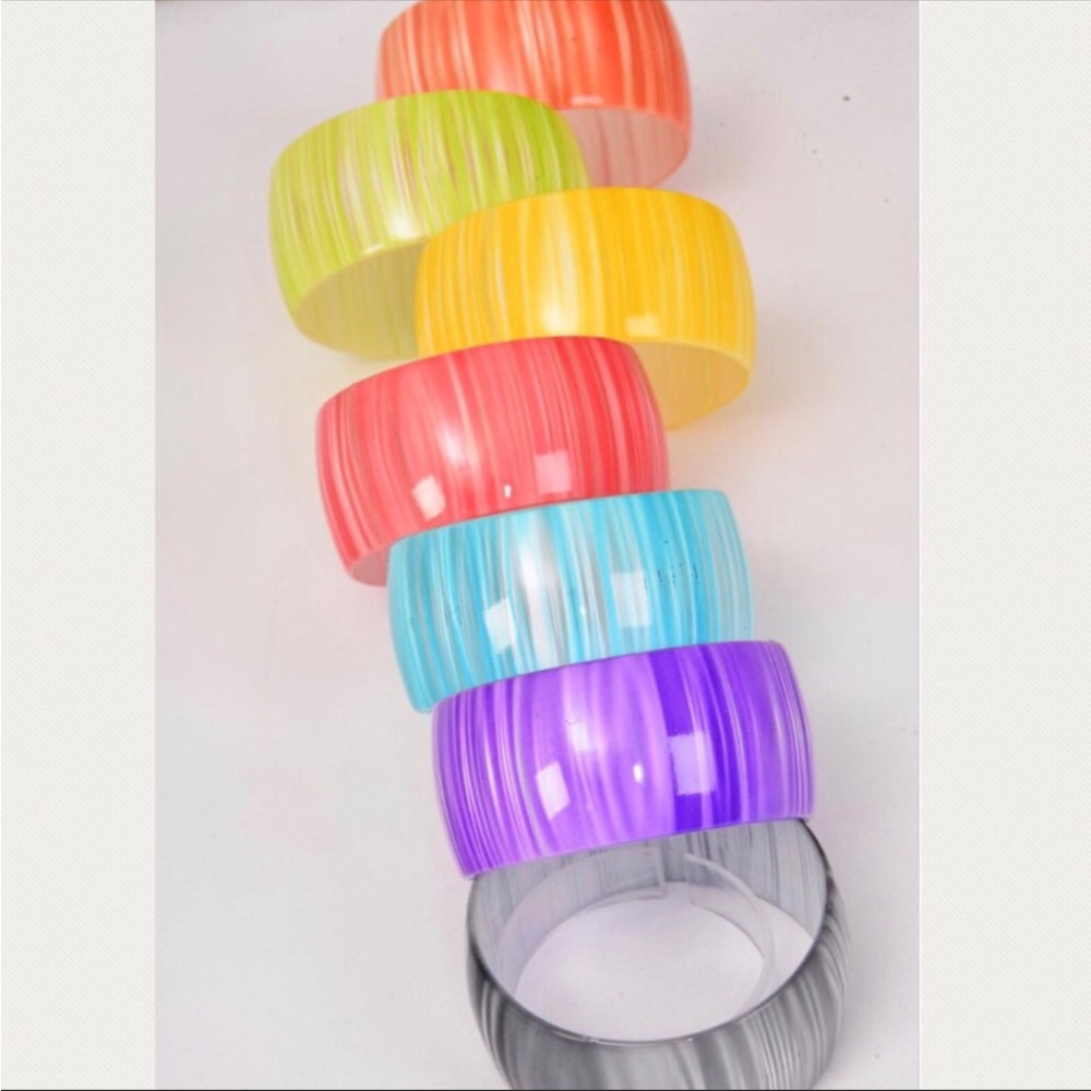 ❇️Candy stripe wide bangle